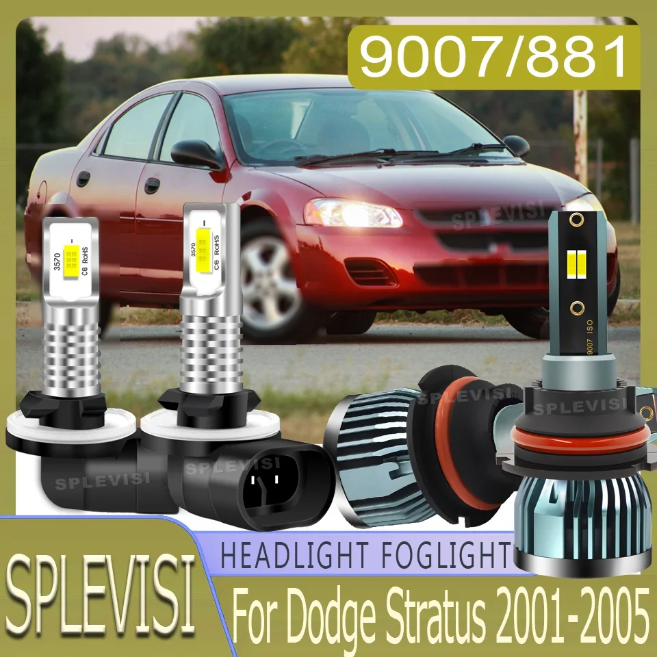 

Easy Installation Waterproof Shockproof Design High-Quality LED Headlight foglight For Dodge Stratus 2001 2002 2003 2004 2005