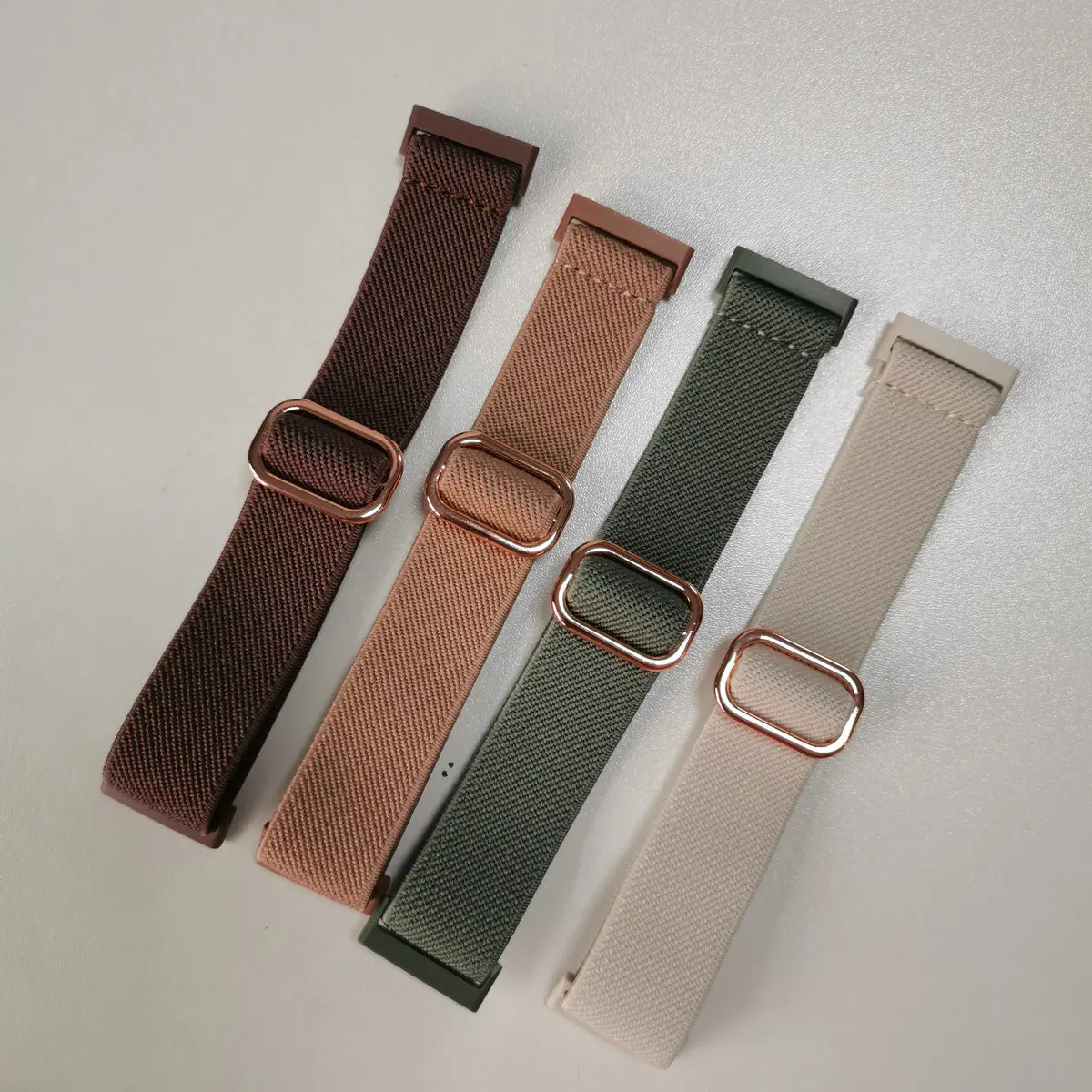 Elastisches Band für Fitbit Sense-Bänder/Fitbit Versa 4 3 2-Bänder/Fitbit Sense 2-Bänder, dehnbare Nylonschlaufe für Fitbit Smartwatch