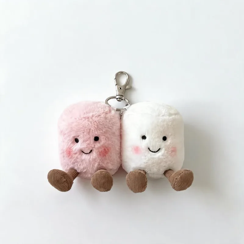 Nouveau porte-clés guimauve, cerise, dragon, lapin, tasse à café, ours en peluche, ballon de football, tortue, pendentif de sac à dos pour la rentrée scolaire