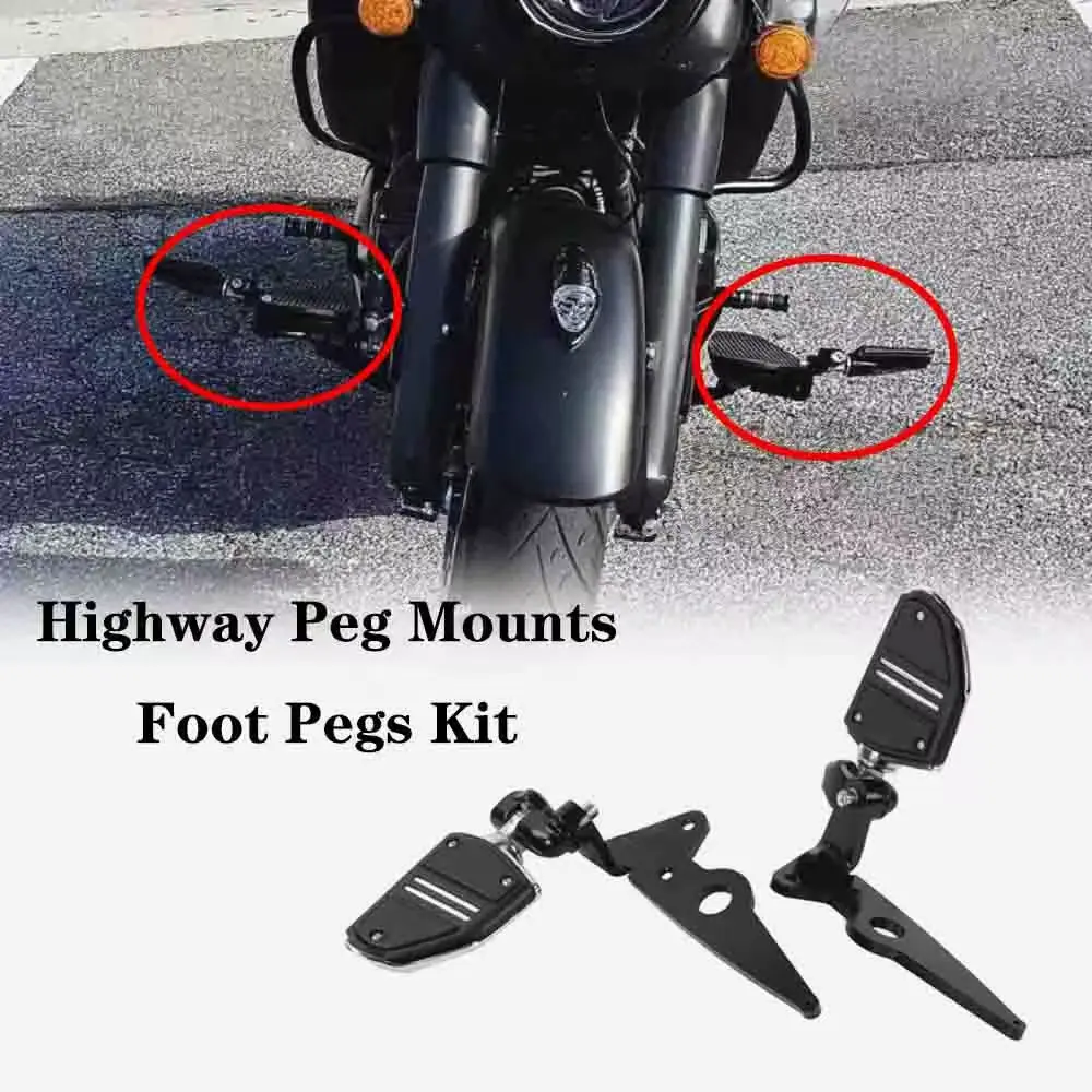 

Для Indian Challenger Chief Chieftain Pursuit Roadmaster Springfield винтажные регулируемые металлические крепления для подножек 2024-2025