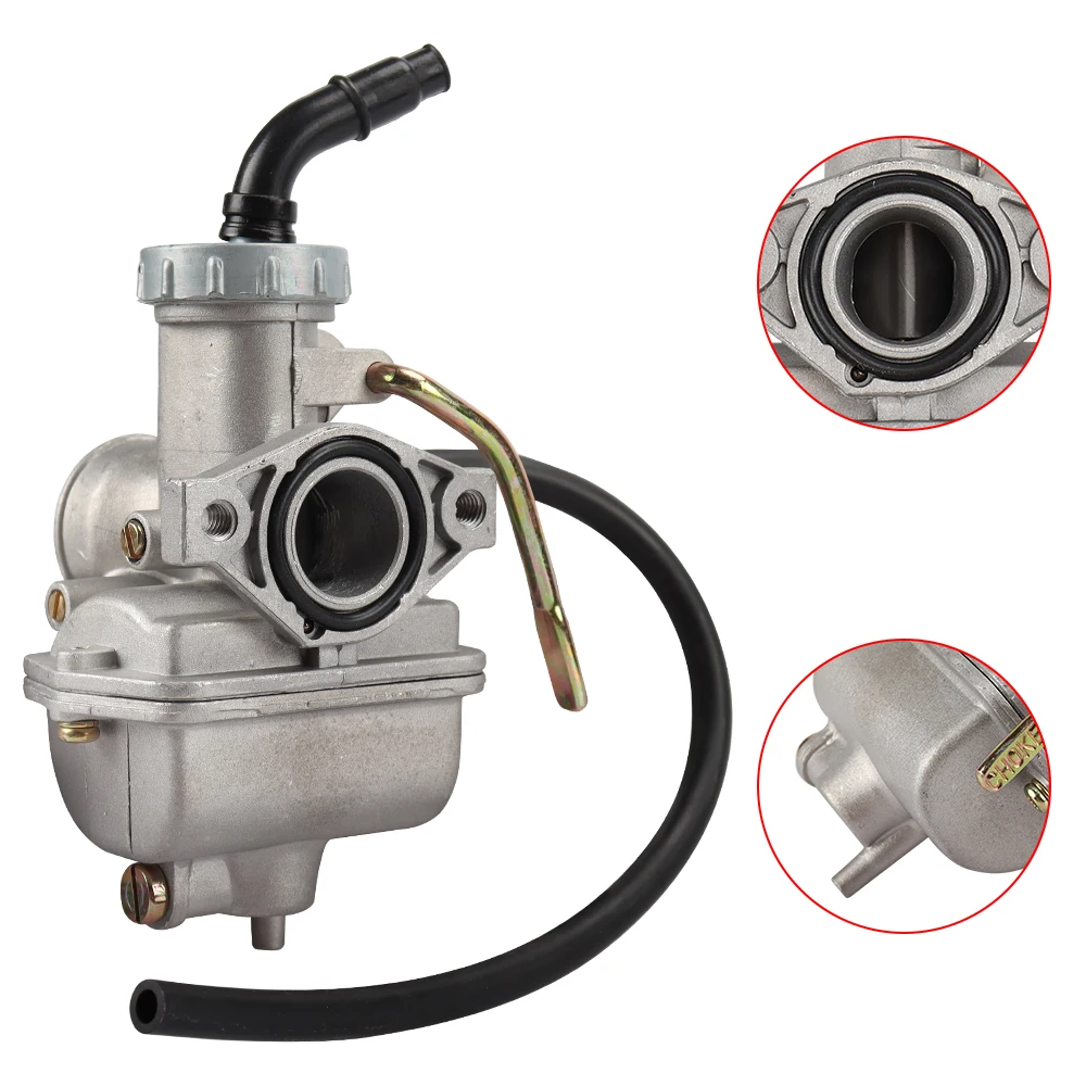 PZ20 Motocycle Carburetor for 50CC 70CC 90CC 110CC 125CC 4 Stroke Engine ATV UTVs Pit Dirt Bike with Air Fuel Filter view 3