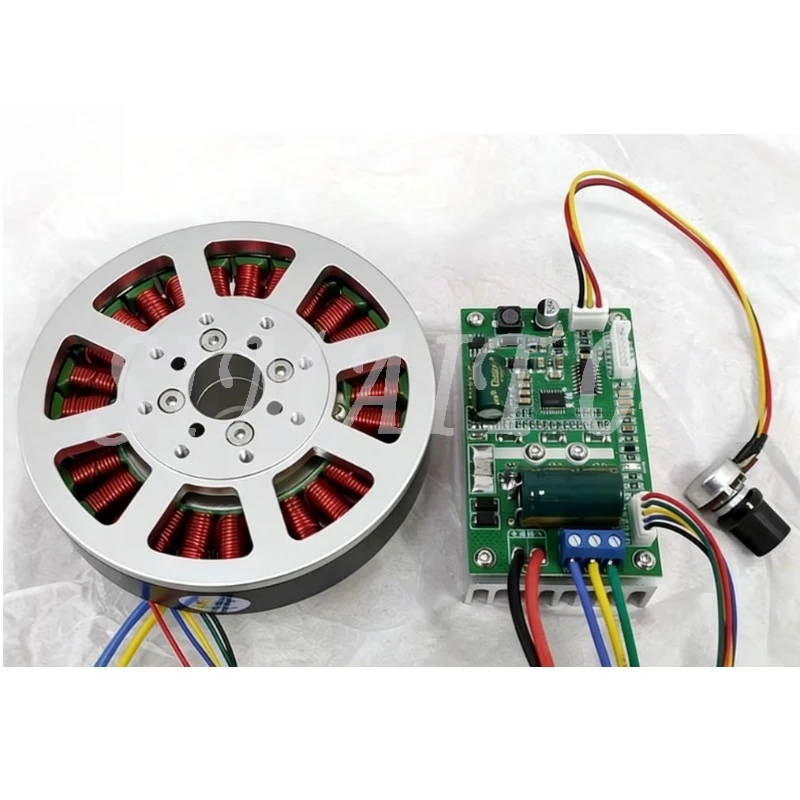 Hollow Motor 9910 with a Torque of 2.0Nm Hollow Shaft DC Brushless Electric Motor Large Torque Disc Type Flat Shape