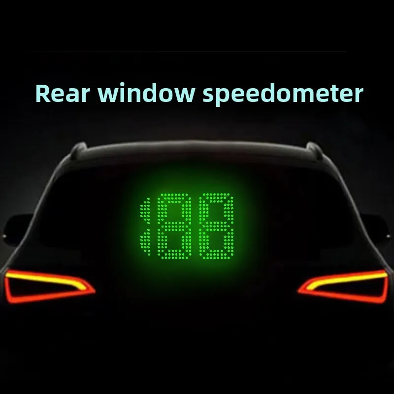 

GPS измеритель скорости заднего окна, проекционный дисплей HUD, напоминание о общем транспортном средстве, измеритель скорости автомобиля, предотвращающий столкновения сзади