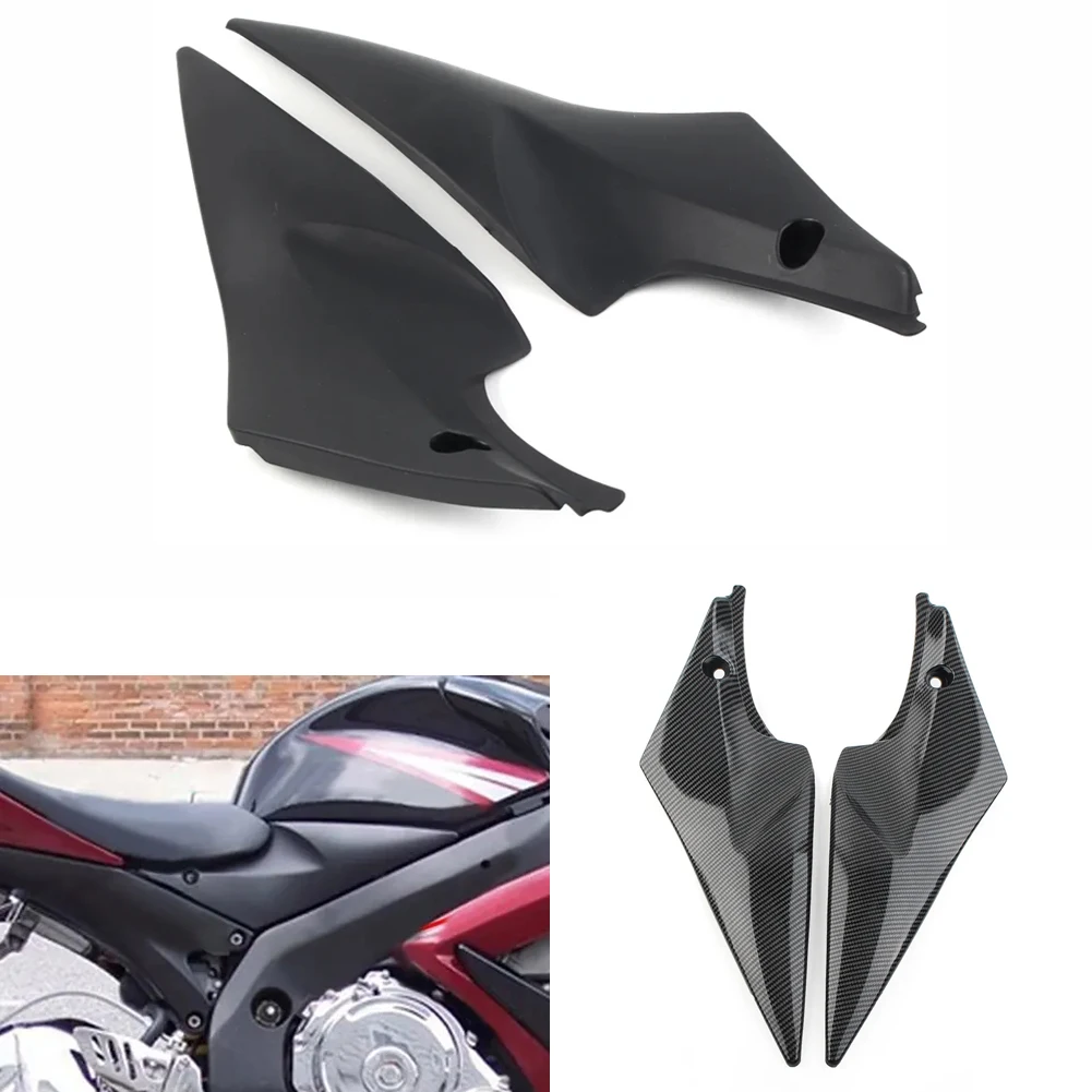 

2 шт., детали для мотоциклов, газовый резервуар, боковая крышка панели, обтекатель, декоративная коронка, пластик для Suzuki GSXR600 GSXR750 K6 GSXR 600 750 2006 2007