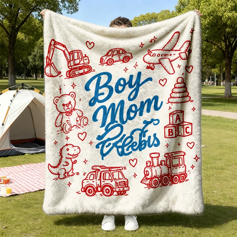 Mom Club Comfy Blanket, Mom of Gift Flannel Blanket, First Time Mom Gift Flannel Throw, Mothers Day Gift Mama Cozy Blank