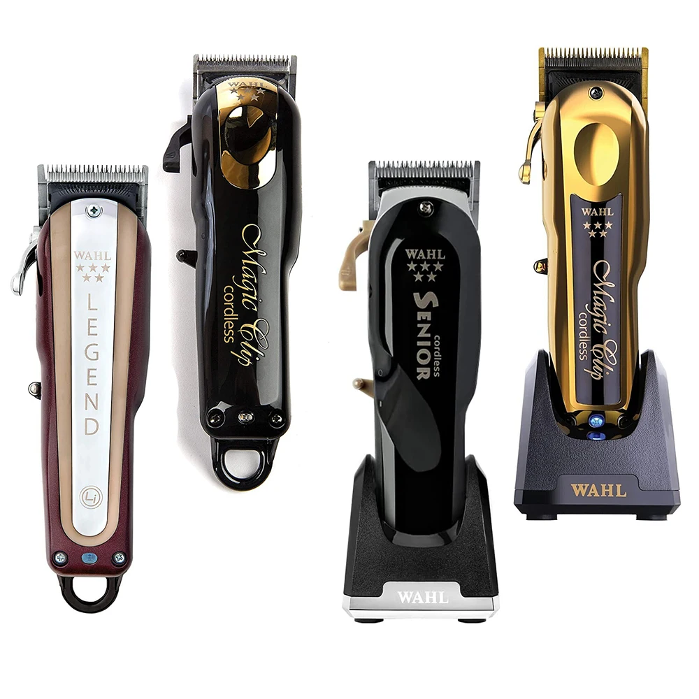ماكينة قص الشعر الاحترافية للرجال، WAHL 5 Star Series مشبك سحري لاسلكي بتفاصيل Li، ماكينة حلاقة للتلاشي للحلاقين والمصممين