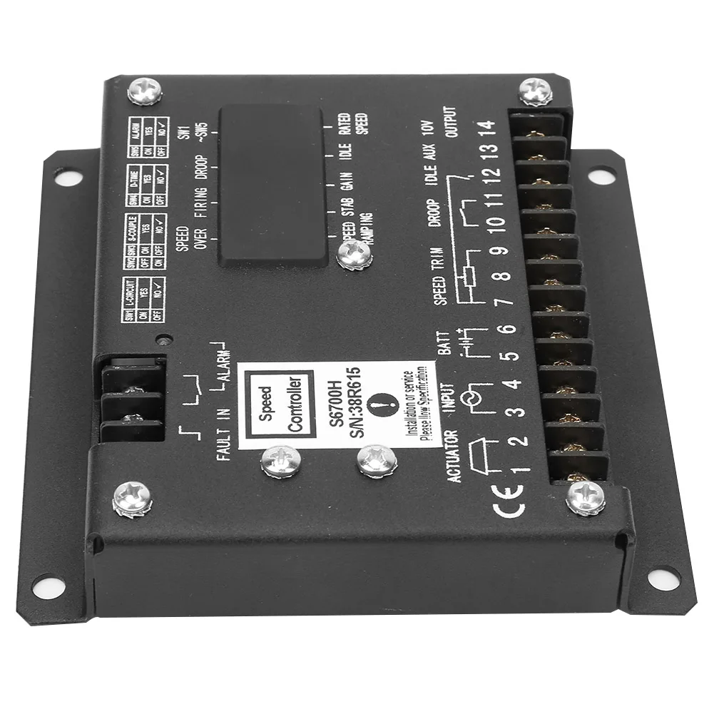 Controller Generator Control Panel Parts S6700H Speed Controller Electronic Generator Control Panel Parts for Cummins Generator