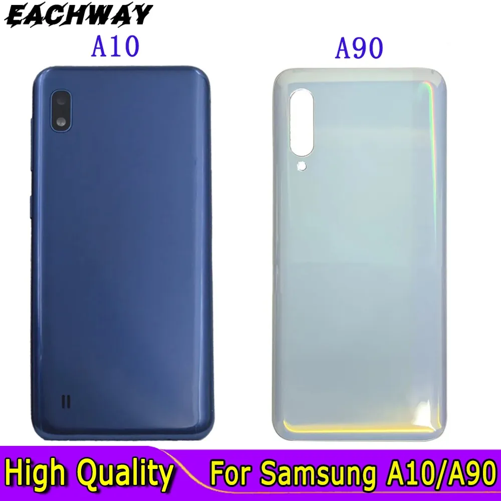 

New For Samsung A10 A105F Back Battery Cover Mobile Phone Door Rear Housing Case Replace For Samsung Galaxy A90 Back Cover