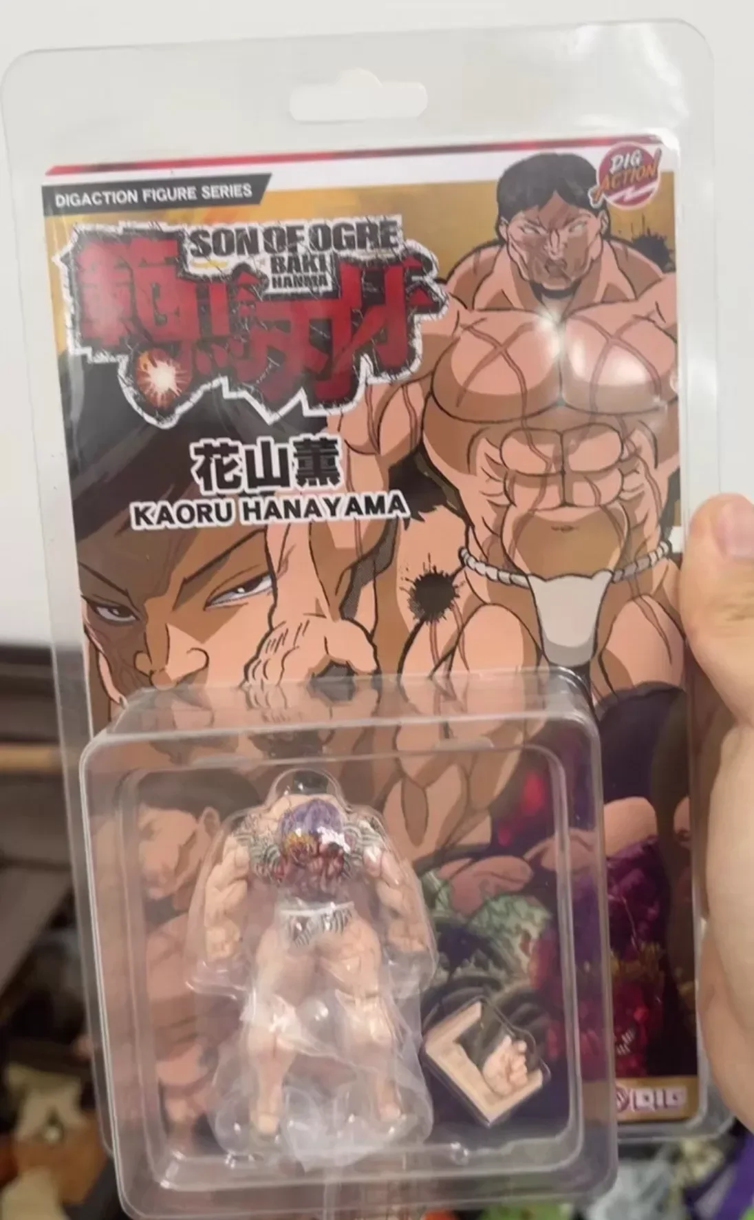 In Stock DIGACTION Baki Hanma Kaoru Hanayama 1/24 Scale Action Figure 8cm Anime Model Trendy Toys Doll Desktop Collectibles