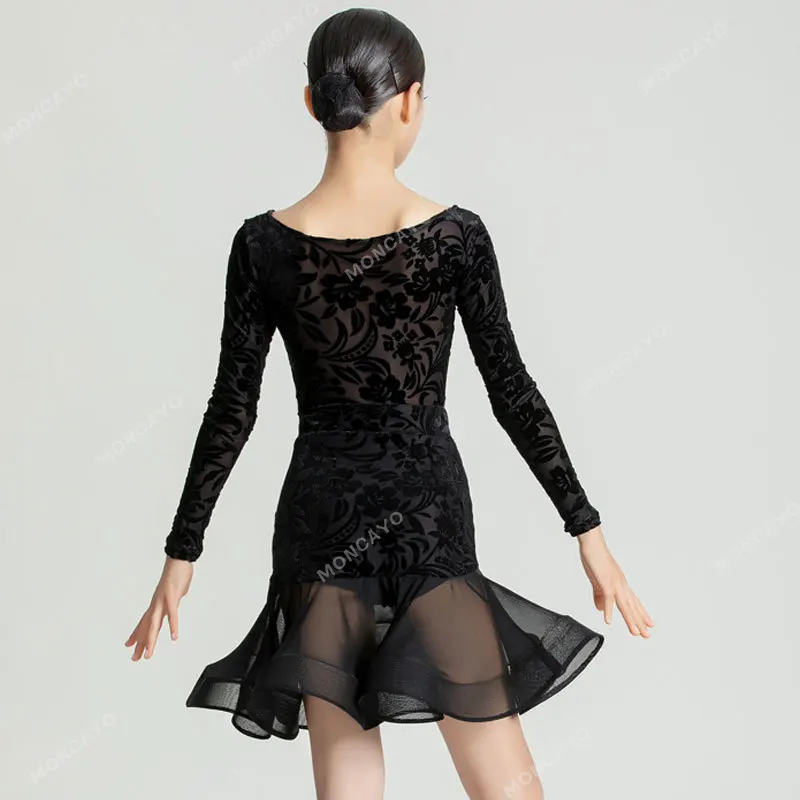 Платье для девушек, латиноамериканских танцев, танго