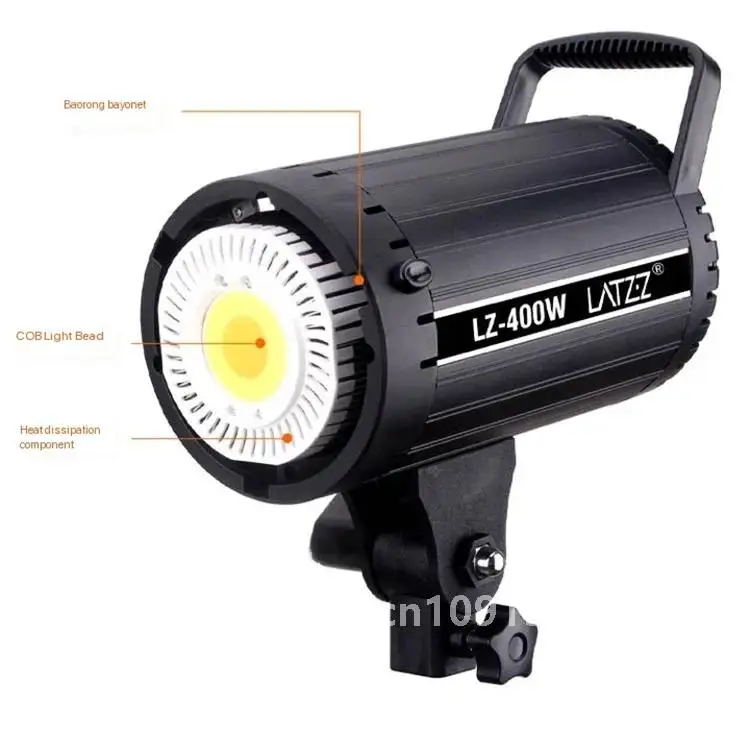 LATZZ 300w 400w Video Light 5600K LED Lighting with 2.4G Wireless Remote For Outdoor Shooting Live Short Video