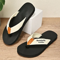 Mens Slippers Summer Indoor Outdoor Male Shoes Trend Lightweight Flip Flops Men Minimalist Fashion Holiday Casual Beach Slippers
