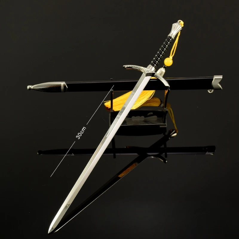 30cm New Game Figure Peripheral Glamdring Metal Craftsmanship Props Model Desktop Decoration Ornaments Boys Birthday Gifts Toys