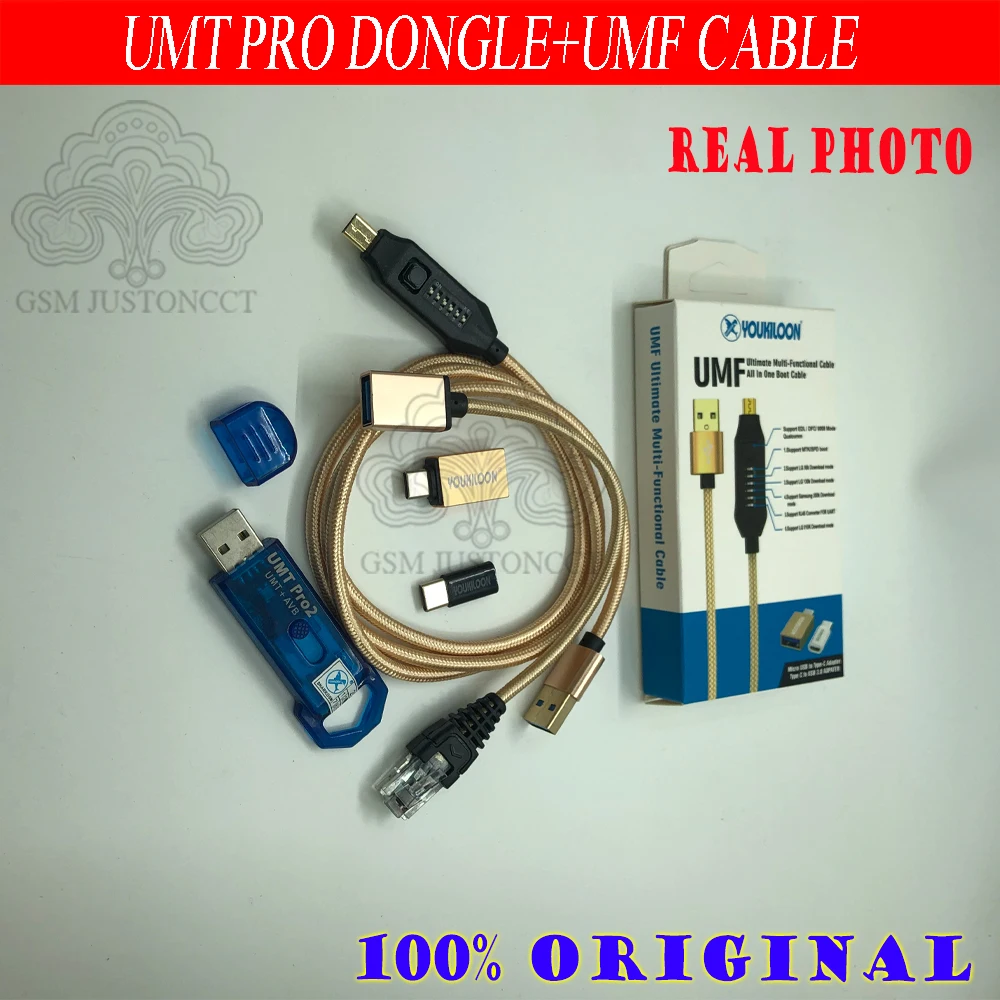 2025 original new UMT Pro Key / UMT PRO 2 dongle ( UMT+ Avengers 2 in1 dongle ) + UMF ALL BOOT CABLE