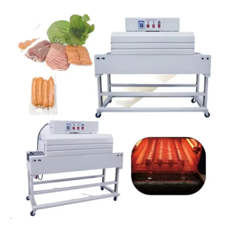 Sunmax Automatic Sealing Machine Heat Tunnel Oven Sealing Shrink Wrapping Machine Automatic Shrink Machine