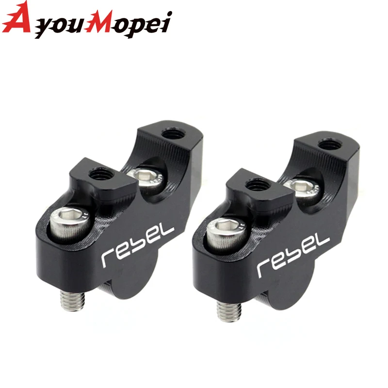 CMX300 CMX500 CMX1100 Handlebar Riser Handle Bar Mount Clamp Adapter For Honda Rebel CM CMX 300 500 1100 Motorcycle Accessories