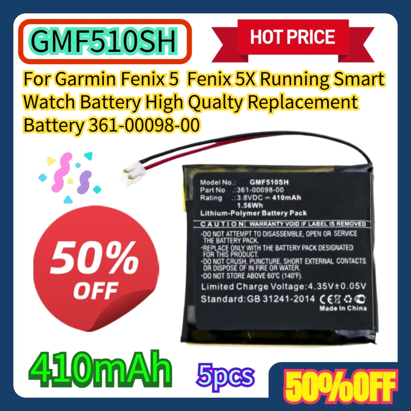 5Pcs For Garmin Fen… - image