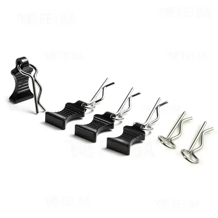 Metal R Pin Universal RC Body Clip Assortment Kit Fit 1/8 1/10 1/12 1/16 RC Car Truck Buggy Boat Replacement Upgrade Par