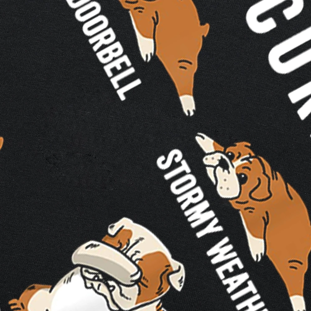 Englische Bulldogge Sicherheit Lustiges Hundegeschenk T-Shirts Grafik Baumwolle Streetwear Kurzarm Geburtstag Sommer T-Shirt Herrenbekleidung – Detail 4