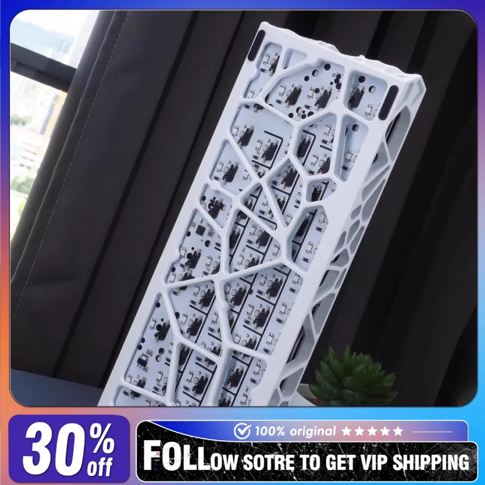 

3D Printing Hollow Keyboard Shell Resin Material Customized Keyboard Case for Madlions Mad60HE/Wooting60HE/K64H3/K66H3/HM66