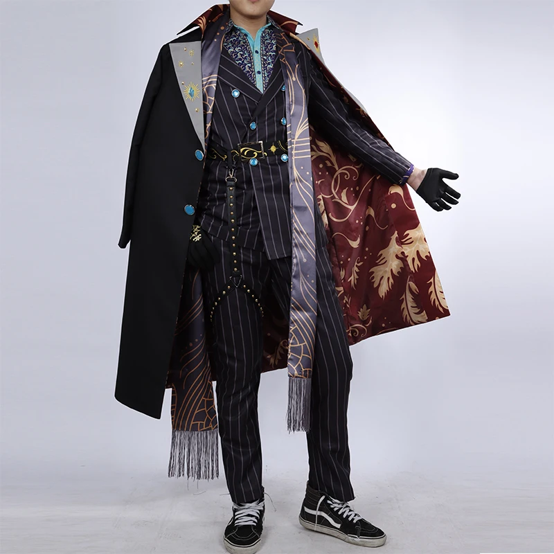 

COS-HoHo Promise Of Wizard Bradley Game Suit Handsome Gorgeous Uniform Cosplay Costume Halloween Party Role Play Outfit