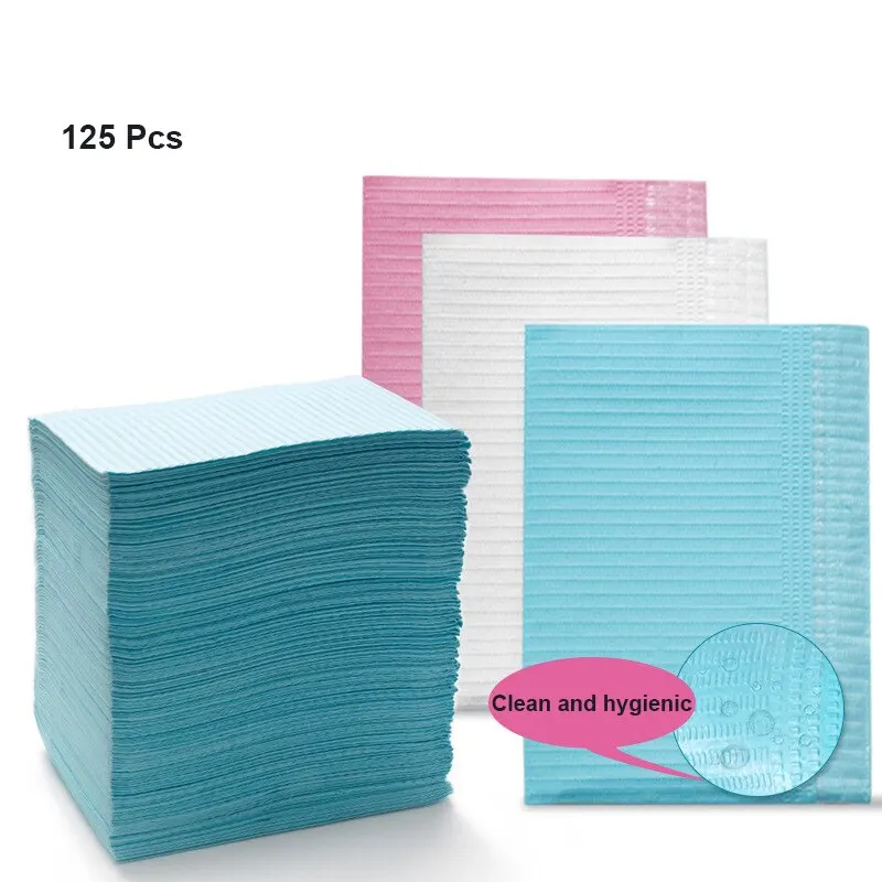 50pcs/Pack Nail Art Table Mat Disposable Clean Pads Beauty For Nails Care Polish Waterproof Tablecloths Manicure Tool Lint Paper