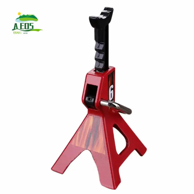 

AED5-6 Ton Simulated Jack Metal Mini Jack Stands Decoration Repairing Tool For 1/10 RC Crawler Car Traxxas TRX4 Axial SCX10 Tami