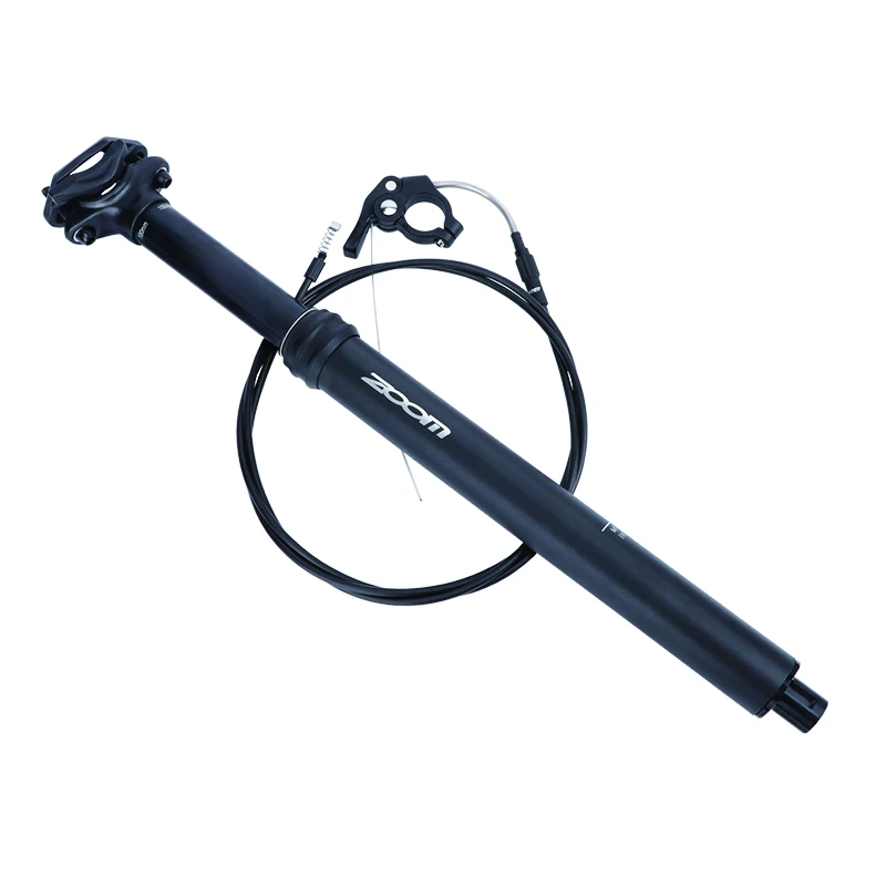 ZOOM telescopic tija mtb dropper seatpost Inner and Outer Remote Control Pole Mountain Bike Hydraulic Telescopic Canoe 30.9/31.6