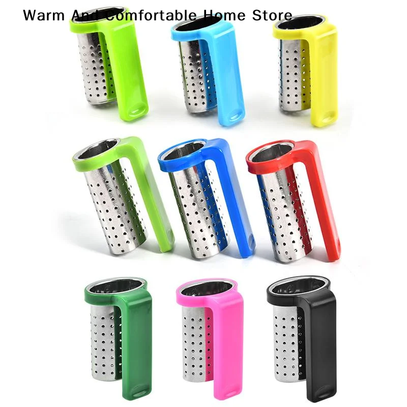 Stainless Steel Tea Infuser Strainer with Fine Mesh Sieve, Reusable Loose Leaf Tea Filter Diffuser for Brewing, Heat-Resistant