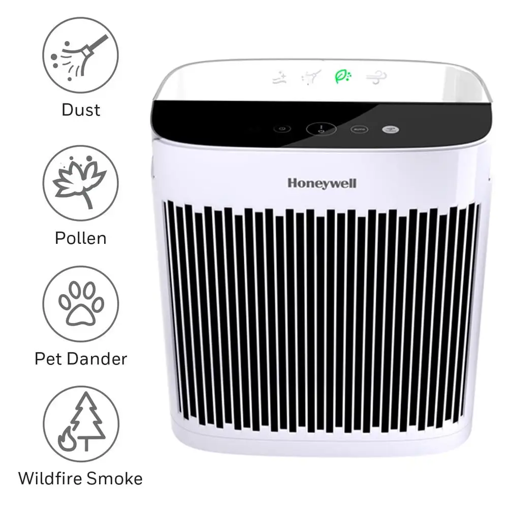 HEPA Air Purifier HPA5100W Allergen Smoke Pollen Dust Reducer Console Clean Air Medium-Large Rooms 190 sq ft Captures 99.97%