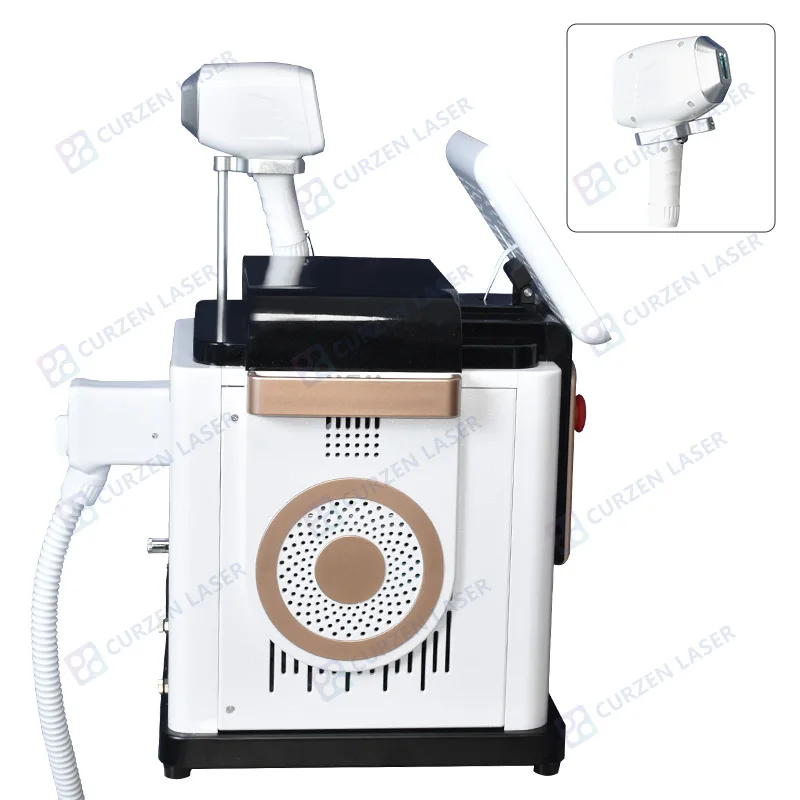 Pro 755 808nm Diode  Hair Removal Smart 4 Wave 12x20mm Spot Water Cooling Machine