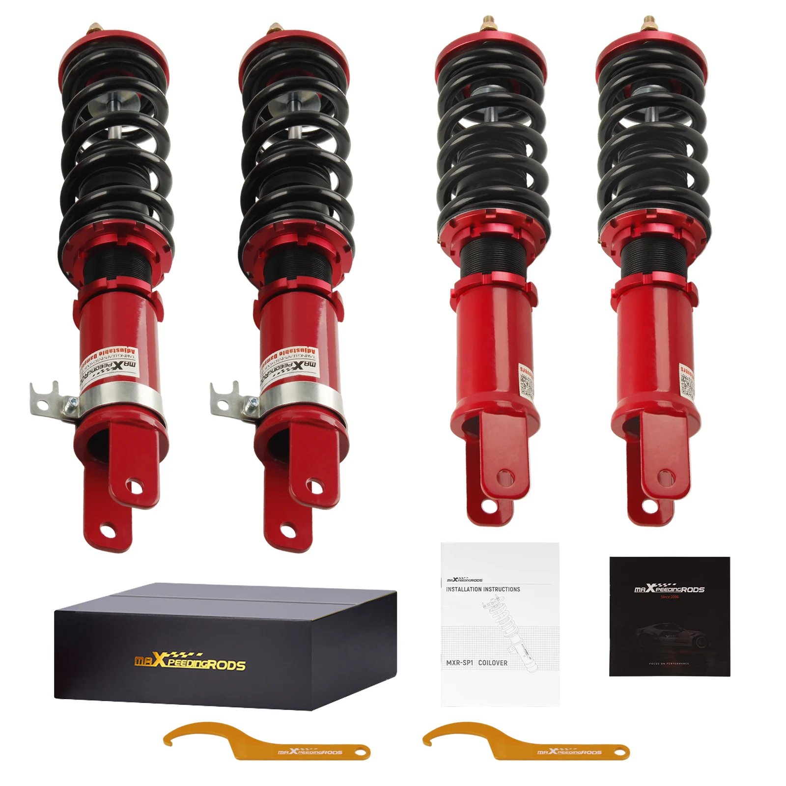 24-Way Adj.Damper Coilover Suspension Kit For Honda S2000 Roadster AP1 AP2 00-09	Coilovers Shocks Springs Suspension