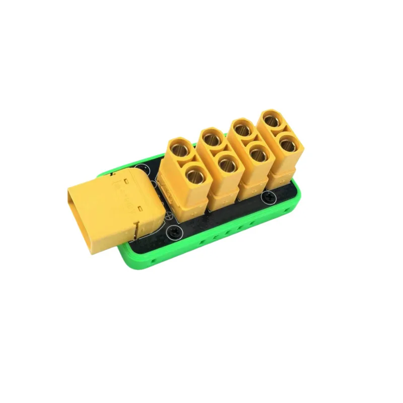 1PCS 200A XT90 Plug 1 to 4-Channel Power Distribution Board Integrated Socket PDB Module for RC Model Car/Vehicle/Robot DIY Part