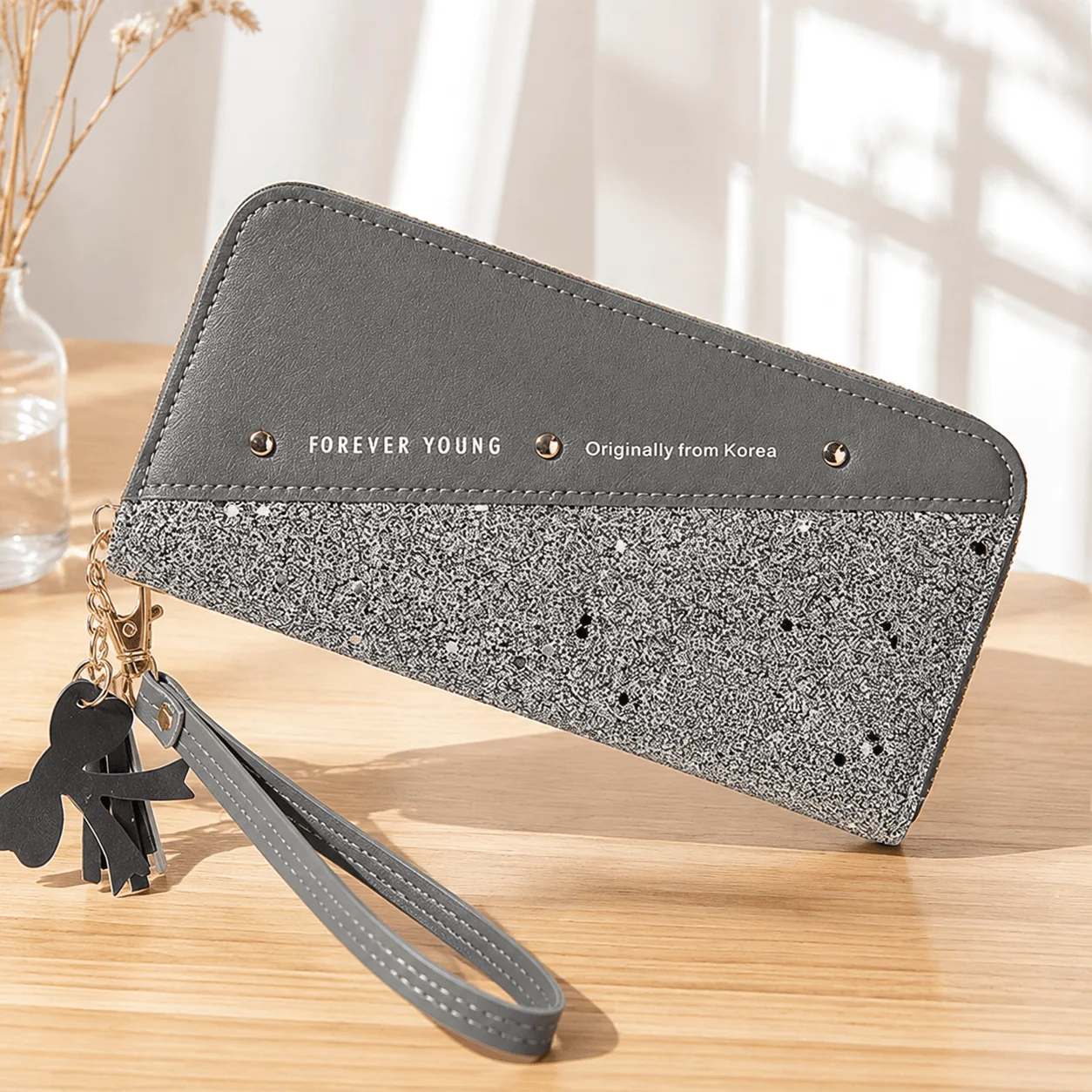 Phone Accessories Design Shop - Women Wallet Korean Style Patchwork Design