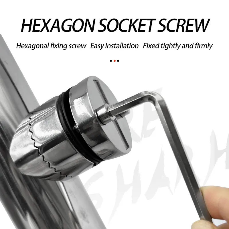 Fishing Equipment Stainless Steel Rod Holders Clamp on 360 Degree Adjustable Marine Hardware Fishing Rod Holder for Boat Rails