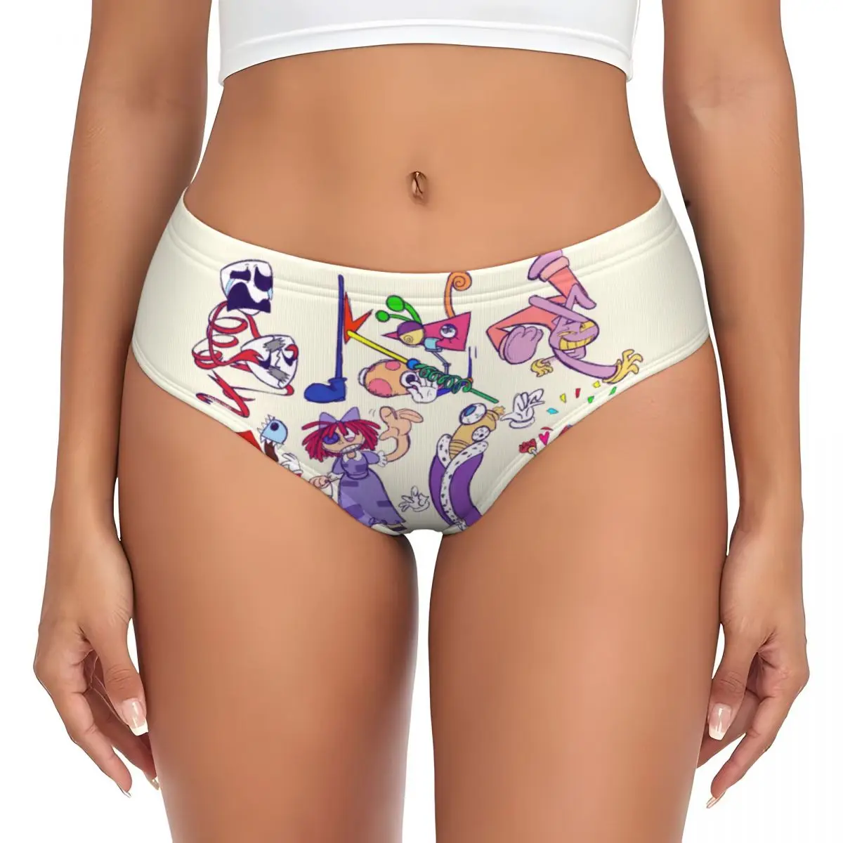 Custom Women's The Amazing Digital Circus Panties Comfort Briefs Underwear