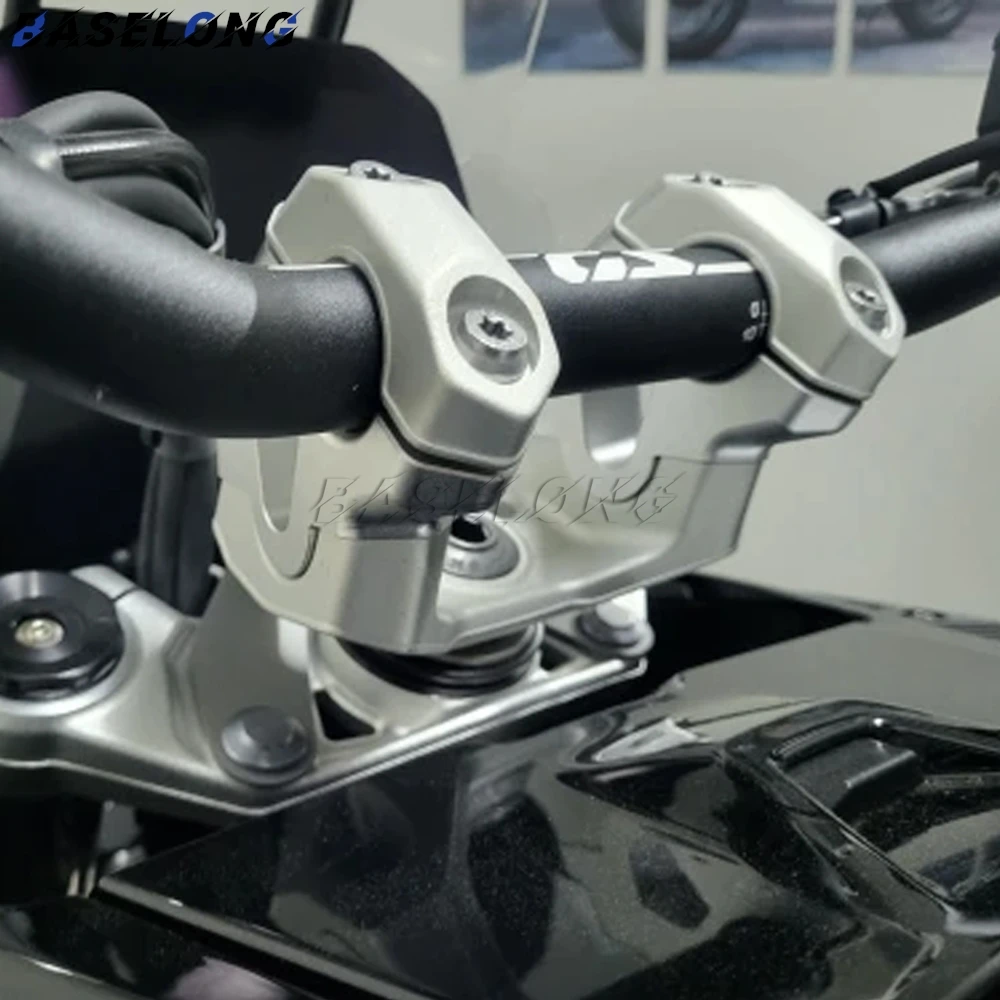 

Motorcycle CNC Aluminum Handlebar Riser Heightening Clamp Mount Accessories For BMW R 1300 GS R1300GS Adventure 2024-2025-2026