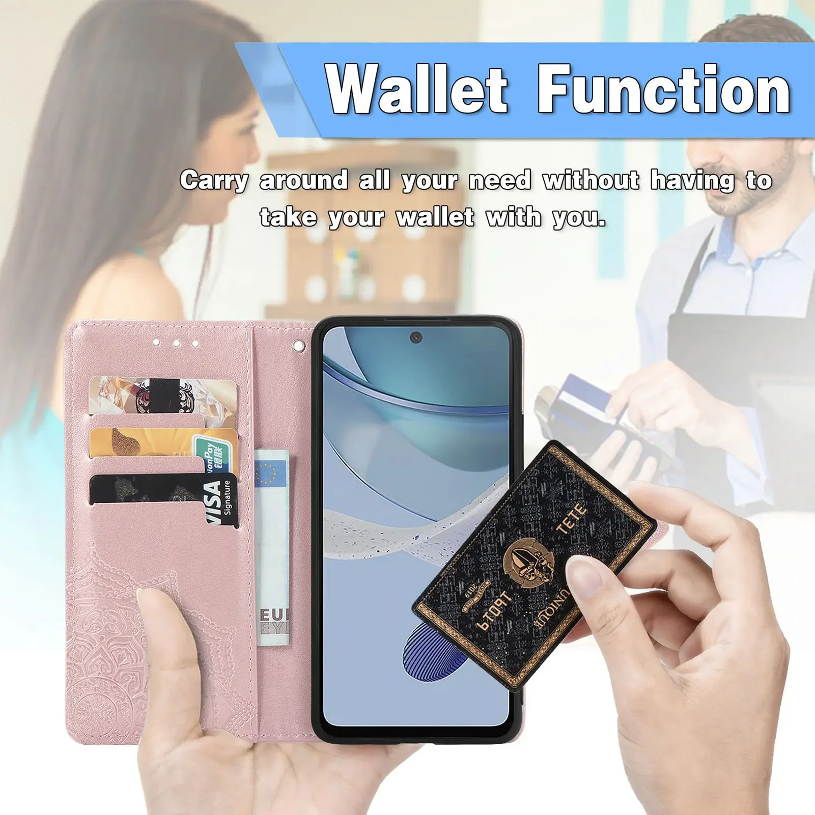 Mandala Flip Case For Infinix Hot 30 Play 30i 20 20i 20S 11S Note 12 G96 G88 Note 40 Pro Zero 30 5G Smart 8 Leather Wallet Cover