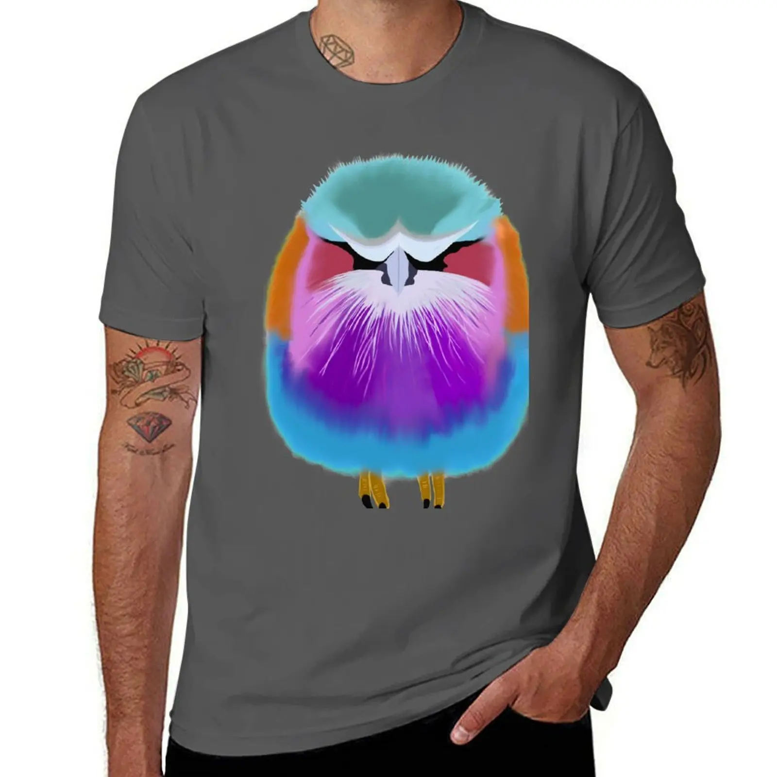 

Liliac breasted roller T-Shirt Summer Sports Quick Dry T-Shirt