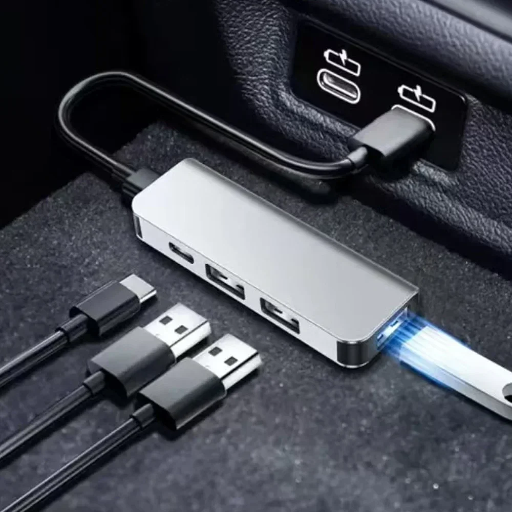 

New! Fit For BAIC JiShi polestone 01 Car USB Extender TypeC Converter Head To Interface Data Cable Charger Fast Charging Modific