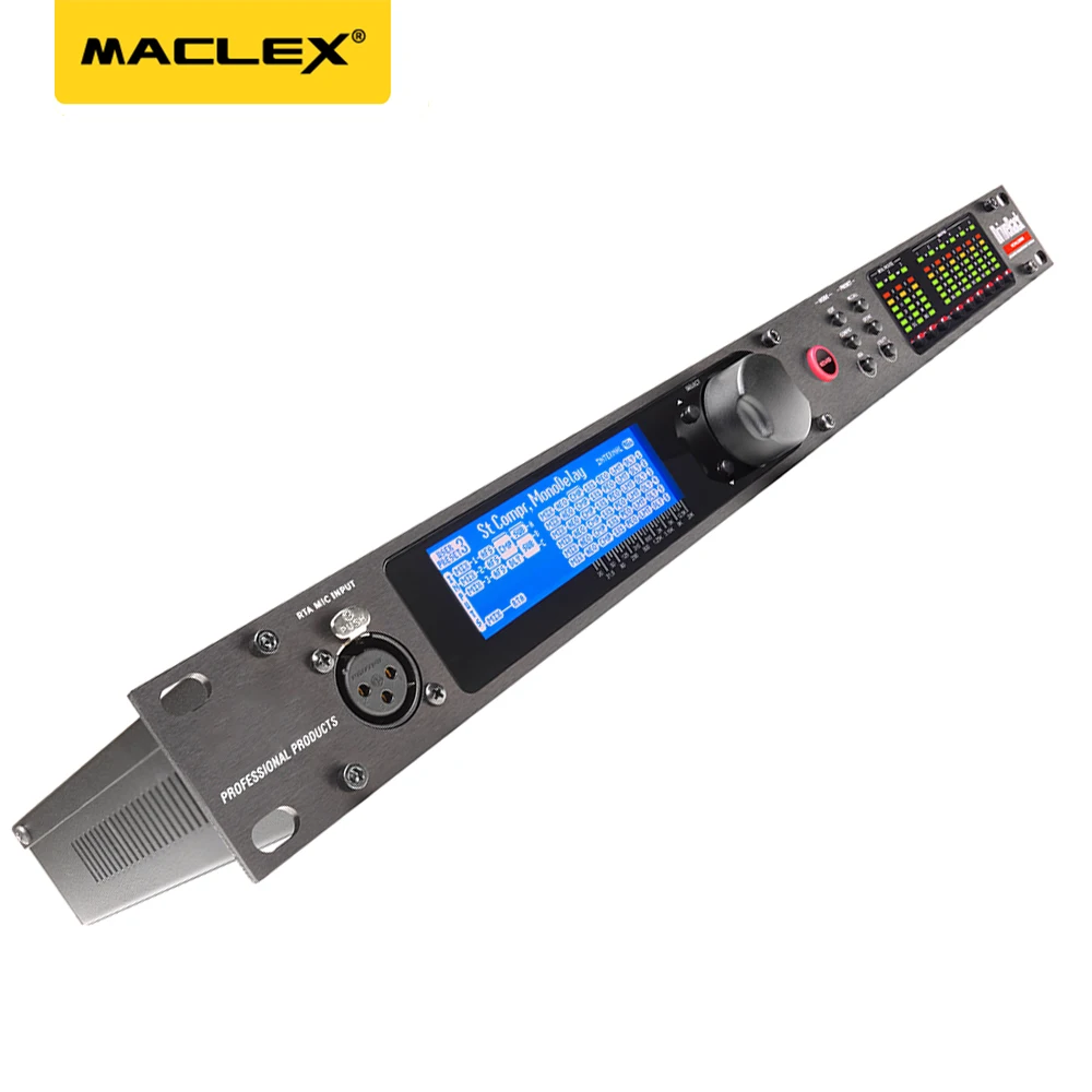 Maclex PA2/VENU360 2 Eingang 6 Ausgang Bühne Prozessor Original Software Pro Audio Fahrer Rack Professionelle Lautsprecher Audio Prozessor