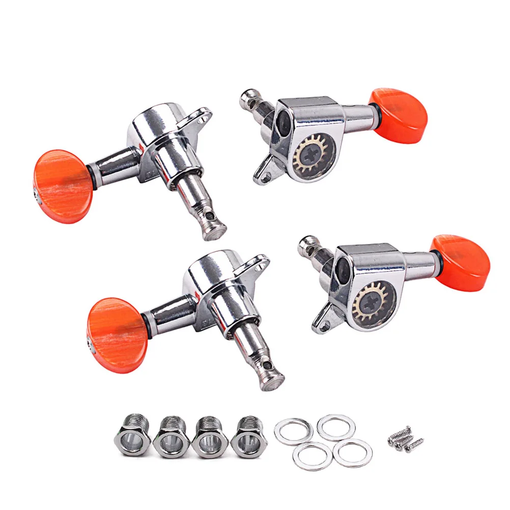 

4 Pcs Uglily String Accuracy Ukulele Pegs Sealed Tuners Tuning Machine Heads Acoustic
