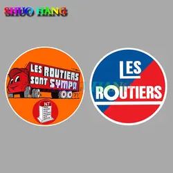 Les Routiers Sont Sympas Camion Truck Autocollant Sticker Motorhelm Kofferbak Auto Spiegel Venster Koplamp Schaduw Vinyl Decals