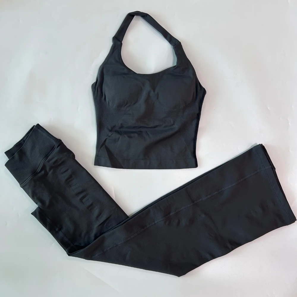 Pericic 2-teiliges Set mit ausgestellten Leggings, Damen Gym Tanktops, Trainingsanzug, Fitnesskleidung, Workout-Set, Gym-Outfit, Yoga-Set – Detail 16