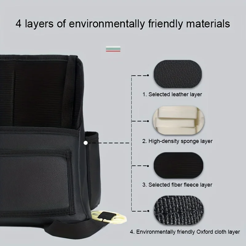 Organize Your Car with This Hanging Storage Bag - Keep Your Car Seat Clean & Tidy!