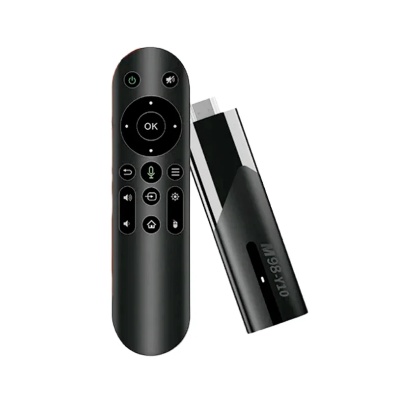 Superior-M98 Y10 Smart TV Stick Android 13 BT 5.0 ATV Allwinner H618 2.4G 5G Dual Wifi HDR10 6K Media Player TV Box Black