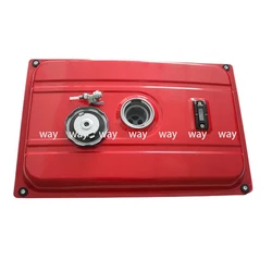 1 set red 2KW 3KW generator fuel tank fuel tank Assembly 168F gasoline tank with cover and a full set of unit accessories