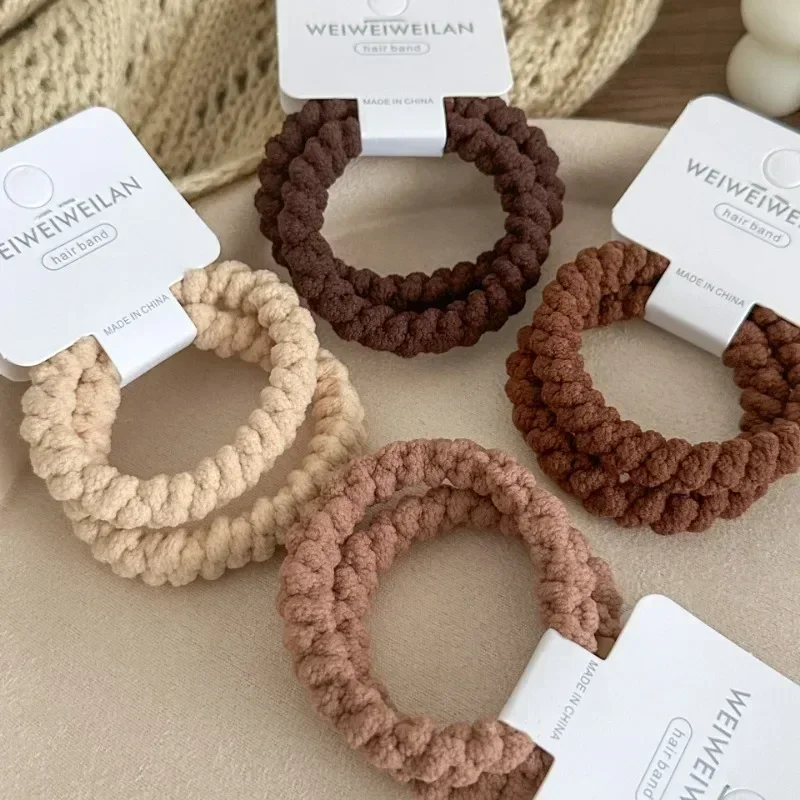 3pc bellezza coreana buona elasticità fascette per capelli anelli corda Scrunchies per le donne ragazze bambino regalo di festa quotidiana accessori