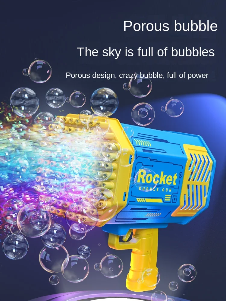 New Bubble Machine Children's Hand-Held Gatling  Automatic Boys and Girls Toys