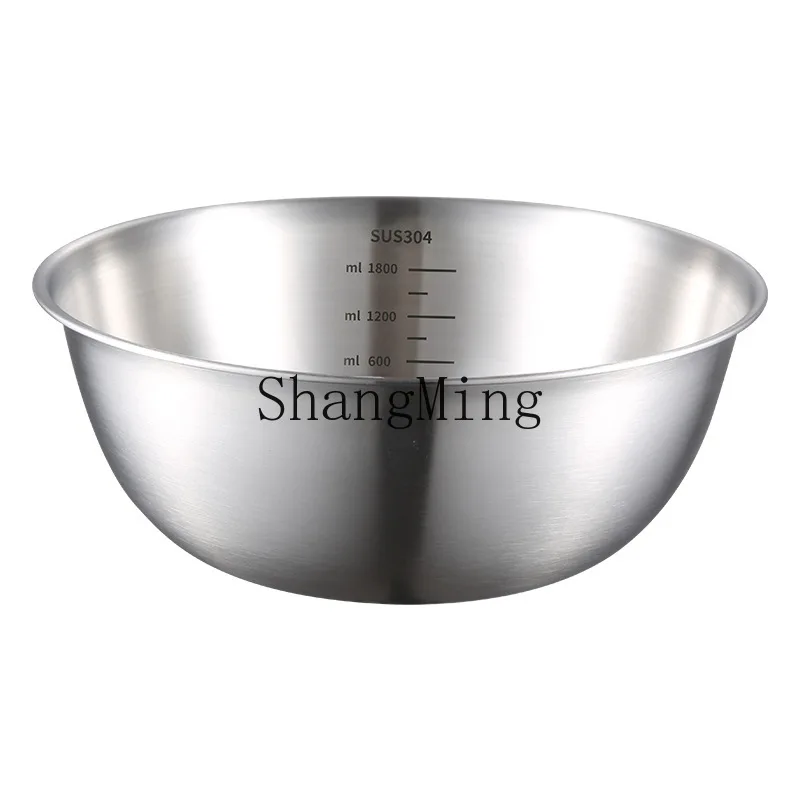 

XH 304 stainless steel draining basket set salad bowl fruit basket graduated salad basin beating egg basin rice basket